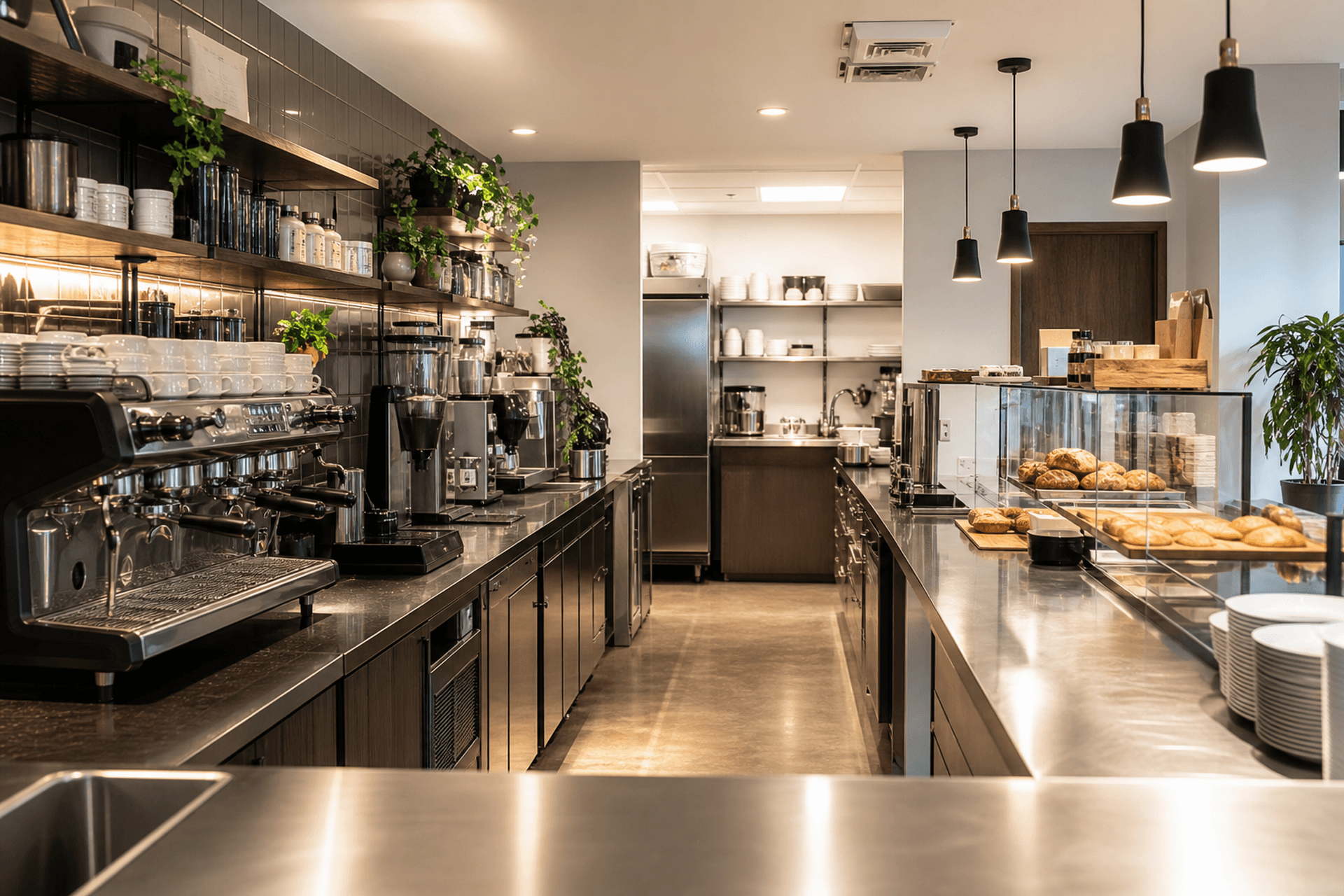 Kafe mutfakları için doğru çözüm.